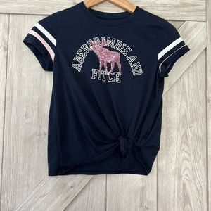 Blue Abercrombie kids tee